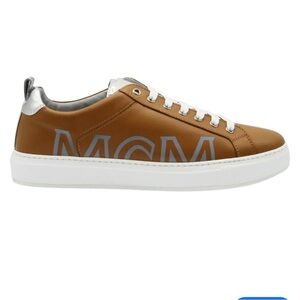 MCM Men's Cognac Brown Leather Low-top
Sneaker EU 41/US 8